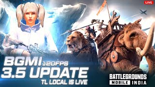 BGMI NEW UPDATE 35  120FPS🔥WOW MODE 🥶 TEAM LIMRA🔥 bgmilive localyt bgmitamil [upl. by Molini95]