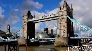 Opening Tower Bridge for a massive cruise ship [upl. by Hairim18]