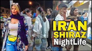 🇮🇷 IRAN NightLife what is going on at night in IRAN Shiraz city tour ایران [upl. by Godden]