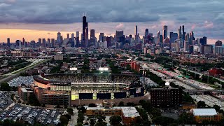 Crosstown Classic Sox vs Cubs August 2024 Drone Shots [upl. by Annahvas821]