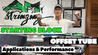 Racquet Stringing Starting Blocks amp Offset Tube  Applications amp Reviews [upl. by Saidel987]