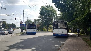 PKT Gdynia Solaris Trollino 18 IV 3257  linia 181 kierunek Sopot Reja [upl. by Ahsael]