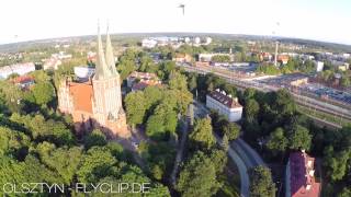 Olsztyn z lotu ptaka  Birdview Quadrocopter Drone BlackSnaper DJI [upl. by Eenaej675]