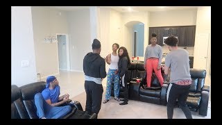 BREAKING UP INFRONT OF COMPANY PRANK ON JAZZ AND TAE AND ARMON AND TREY [upl. by Cesaria]