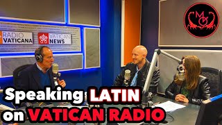 Vatican Priest Speaks Latin with American on the Radio 🎙️ [upl. by Aianat511]