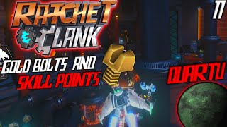 Ratchet amp Clank PS4  Planet Quartu Gold Bolt Locations amp Trophy Guide Boulons En Or amp Trophees [upl. by Lamson]