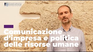 Laurea magistrale  Comunicazione dimpresa e politica delle risorse umane [upl. by Mayda]