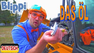 Blippi fährt Gabelstapler  Kinderlieder und Cartoons  Blippi  Moonbug Kids Deutsch [upl. by Tamsky]