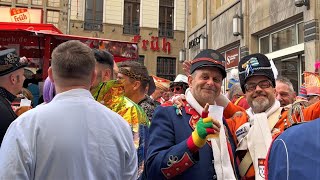 Traditionelle Sessionseröffnung Brauhaus „Früh am Dom“ in Köln 11112022 [upl. by Ena638]