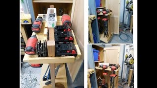 Sliding Tool storage cabinet build [upl. by Schluter]