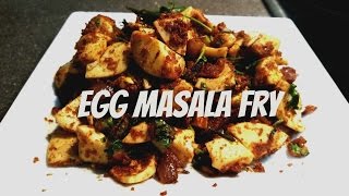 Egg Masala FrySpicy Egg Masala Fry Quickamp Easy Egg Masala Dry FryBachelors RecipeMoms Tasty Food [upl. by Iek879]