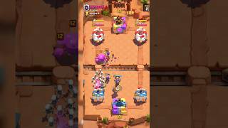 When bro spent all elixir on Attack 🤯  clash royale  shorts battleroyale supercell [upl. by Ylera]