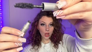 ASMR VERY FAST⚡️and Aggressive MAKEUP on YOU💄 with LONG NAILSS💅🏻 tapping [upl. by Trula646]