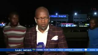 South Africa SABC TV reporter and crew mugged during live broadcast in Johannesburg [upl. by Chapin]