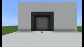 showcase 5x5 Piston Door  Minecraft Bedrock [upl. by Aysab]