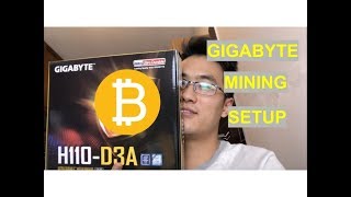 GIGABYTE H110D3A Mining Motherboard BIOS SETUP Tutorial [upl. by Eserrehs93]