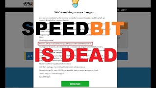 Speedbit IS DEAD [upl. by Rhys]