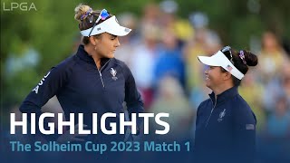 ThompsonKhang vs GrantStark  The 2023 Solheim Cup [upl. by Anigroeg]