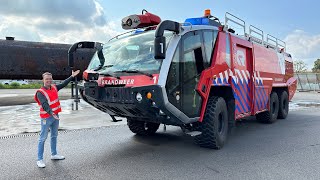 ROSENBAUER 6X6 CRASHTENDER LUCHTHAVEN BRANDWEER TEST REVIEW HULPDIENSTEN SPECIAL [upl. by Tracey]