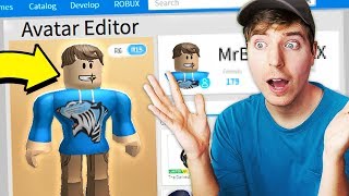 MAKING MRBEAST A ROBLOX ACCOUNT [upl. by Nnylsaj]