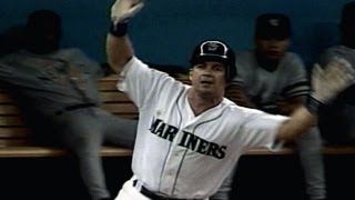 1995 ALDS Gm4 Martinez slam breaks 66 tie [upl. by Blase]