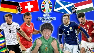 🔴ALEMANIA vs SUIZA EN VIVO  ESCOCIA vs HUNGRIA  EUROCOPA 2024  EN VIVO🔴 [upl. by Yelloh230]