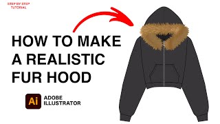 Adobe Illustrator Tutorial How to Make a Realistic Fur [upl. by Clauddetta]