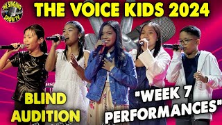 The Voice Kids Philippines 2024 Week 7 Blind Audition Shamchienel Jelo Rexylyn Jhasmen Sophia [upl. by Annavaig436]