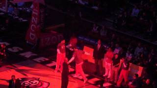 Nets Starting Lineup vs Pistons Feb 1 2012 [upl. by Eul]