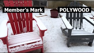 POLYWOOD Classic Folding Adirondack vs Member’s Mark Adirondack Chair [upl. by Nasya]