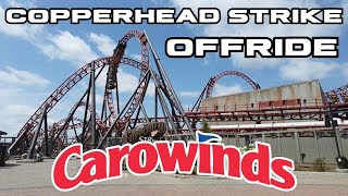 Carowinds Copperhead Strike Video  Offride [upl. by Rento]