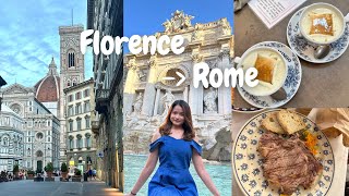 Rome amp Florence  Pisa Tower Trevi Fountain and Tiramisu 😋 [upl. by Eira873]