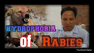 Hydrophobia in rabies patient [upl. by Gayl]