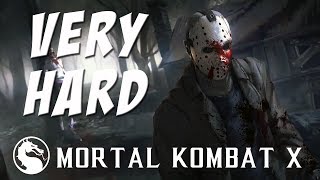 Mortal Kombat X  Jason Voorhees Relentless  Klassic Tower on Very Hard  NO MATCHES LOST [upl. by Herminia]