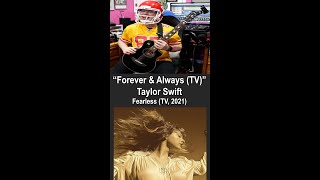 Taylor Swift  Forever amp Always Taylors Version  guitar bass cover taylorswift chiefs shorts [upl. by Alfy]