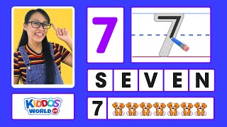 How to Write Numbers  Learning to Spell and Read Numbers  Counting Numbers from 1 to 10 [upl. by Blood]