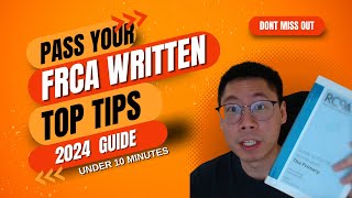 HOW TO PASSSTUDY FOR THE FRCA PRIMARY WRITTEN EXAMINATION 2024 TOP TIPSTEXTBOOKS UNDER 10 MINS [upl. by Tu158]