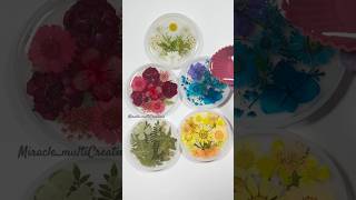 How To Make Pressed Flowers Resin Coasters  Resin  Resin art [upl. by Gould]