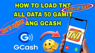 How to Register TnT All Data 50 using Gcash [upl. by Bobker]