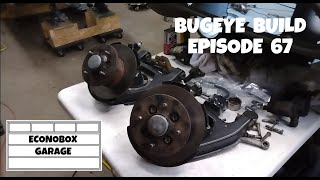 How to rebuild the Sprites front hubs and select the correct steering arms Bugeye Build Episode 67 [upl. by Cristin]