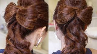 Beautiful Wedding Hair Bow Tutorial [upl. by Choo]