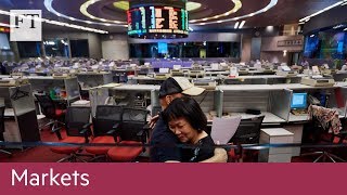 Hong Kong closes its trading floor [upl. by Nosreffej]