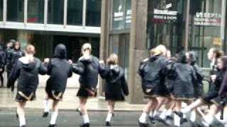 Nicholl School of Irish Dance at The Philadelphia St Patricks Day Parade [upl. by Heigho622]