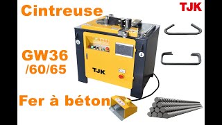 Cintreuse fer à béton  Rebar bending machine [upl. by Akinwahs]