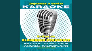 Te Sigo Amando Karaoke Version Originally Performed by Alejandro Fernández [upl. by Nnahtur]