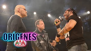 LOCURA con KONNAN VAMPIRO y CIBER  ORÍGENES  Lucha Libre AAA [upl. by Readus]