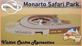 Monarto Safari Park Visitor Centre Recreation  Planet Zoo [upl. by Ahsinned966]