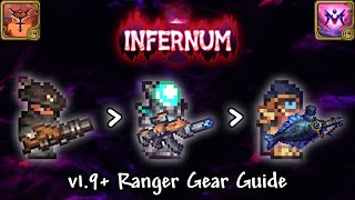 Calamity Infernum Mode Ranger Gear Progression Guide Terraria v144 [upl. by Cressida]