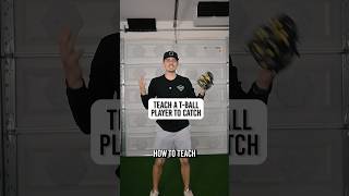 Teach a TEEBALL PLAYER to Catch baseball softball [upl. by Brewster]