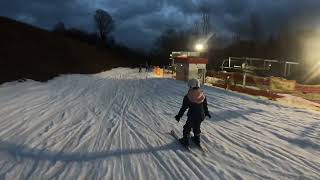 Zieleniec ski arena  Nocna jazda  Zieleniec [upl. by Anayeek]